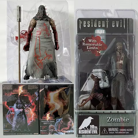 NECA Chris Redfield Figure Hunk Biohazard Zombie Biohazard Executioner Majini Action Figure Toy Horror Gift For Halloween Doll 12 best sales odst - №4