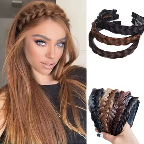 8 best sales hair braid headband - №3