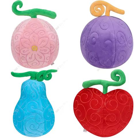 One Piece Devil Fruit Plush Toy Anime Robin Flower-Flower Luffy Gum-Gum Chopper Op-Op Edward Teach Tremor-Tremor Stuffed Peluche 10 best sales luffy plushie - №7