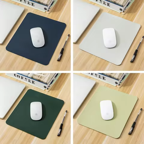 Small PU mouse pad Non-Slip Gaming Desktop Mouse Pad Waterproof Anti-Scratch Easy To Clean Mat For PC Laptop Desktop 8 best sales custom desk mat - №5