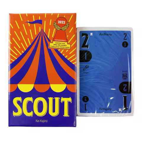 Scout Card Game For 2-5 Players • Funny Circus Family Board Games Deck 8 best sales ticket to ride board game - №3