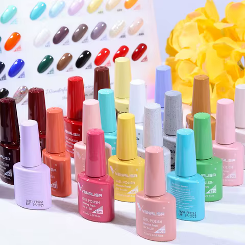 VENALISA VIP4 Nail Gel Polish 7.5ml HEMA Free Semi Permanent Nail Polish Super Texture Gel Varnish Long Lasting Tempered TopCoat 12 best sales vanelisa gel polish - №9