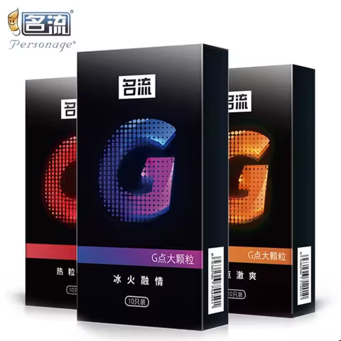 10 Pcs / 3pcs Mingliu G spot Condoms Big Particle Stimulation G-point Penis Sleeve Delay Ejaculation Condones Contraception Men 10 best sales large condom - №5