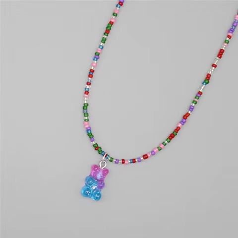 12 best sales gummy bear necklace - №6
