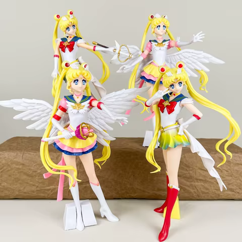 Sailor Moon Figure Anime Cartoon Jupiter Makoto Venus Minako Tsukino Rabbit Doll Toy Little Princess Cake Decoration Ornaments 8 best sales action figure sailor moon - №1