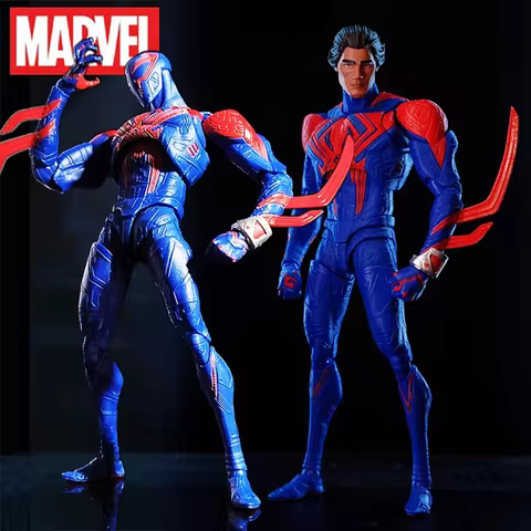 17CM Ct Spider-Man 2099 Shf S.H.Figuarts Spider-Man Across The Spider-Verse Part One Action Figures Statue Figurine Gifts Toys 8 best sales shf original - №7