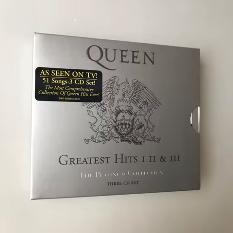 Classic Queen Freddie Mercury Music CD Greatest Hits Album Cosplay Compact Disc 3pcs CD Walkman Car Play Songs Collection Gifts 8 best sales cute cd player - №7
