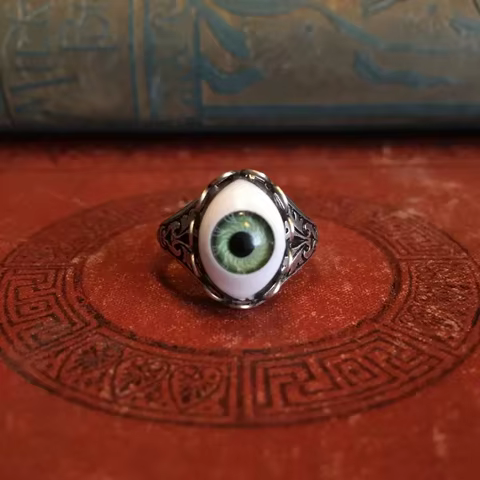 10 best sales blue eye ring - №10