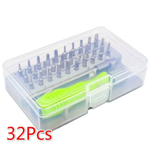 Tool Repair 32 In 1 Screwdriver Set Precision Mini Magnetic Screwdriver Bits Kit Phone Mobile IPad Camera Maintenance 10 best sales phone repair tool - №4