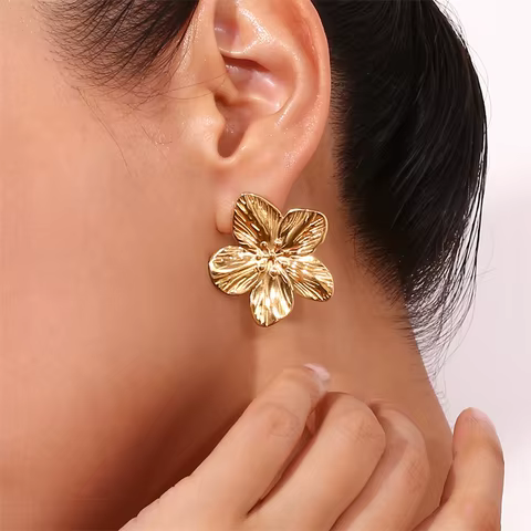 12 best sales daisy flower earrings - №4