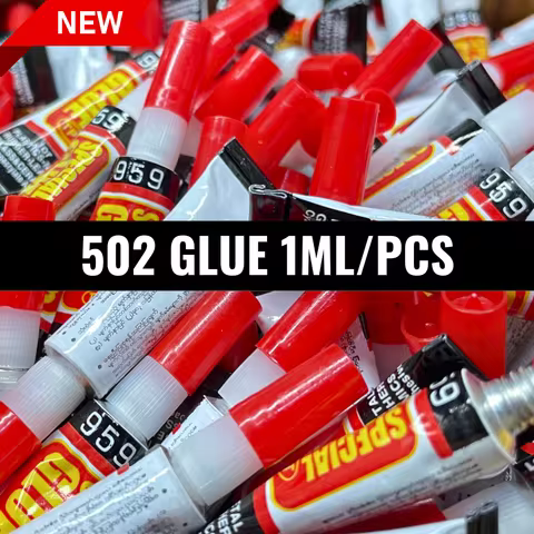 10/20/50pcs Liquid Super Glue Wood Rubber Metal Glass Cyanoacrylate Adhesive Stationery Store Nail Gel 502 Instant Strong Glue 6 best sales 502 glue - №5