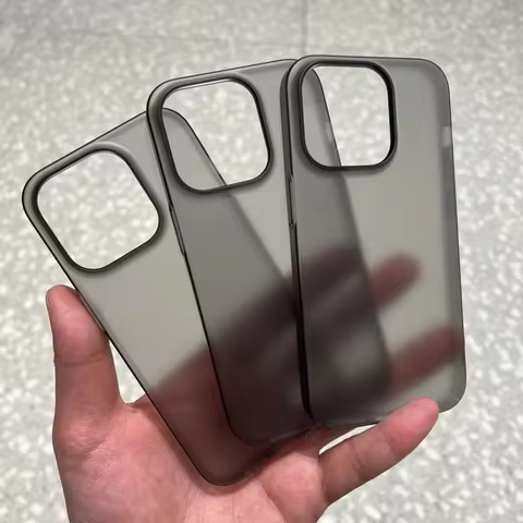 Ultra Thin Matte Hard PC Translucent Clear Phone Case For iPhone 16 Pro 15 14 Plus 13 12 Pro Max Shockproof Slim Skin Back Cover 6 best sales zyxel - №5