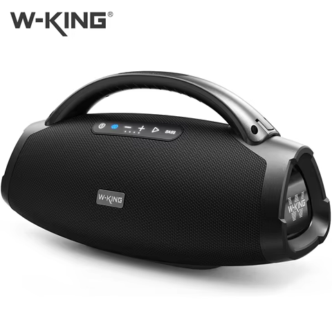 W-KING X20 Portable Bluetooth Speakers, 200W RMS Massive Bass Party Boombox IPX7 Waterproof Loud Outdoor Large Speaker 10 best sales gigaworks t3 volume - №7