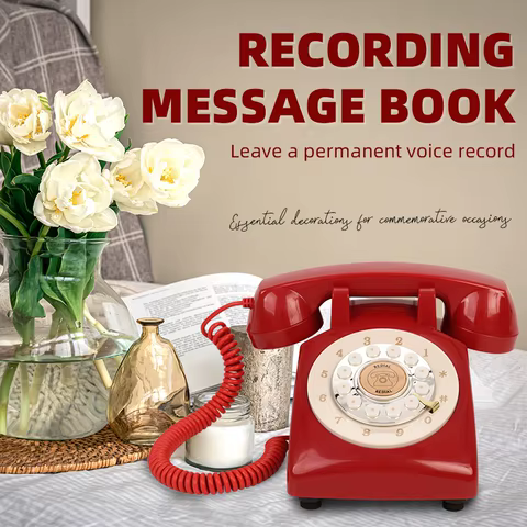 Antique Telephone Wedding Telephone Message Recording Vintage Audio Message Book Vintage guest Message Book Confession voicemail 12 best sales vintage telephone - №6