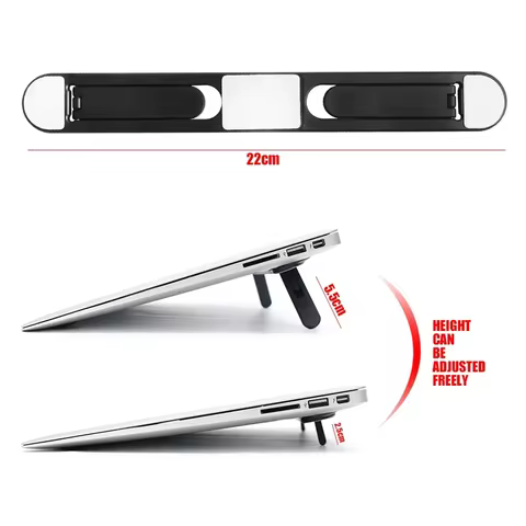 Universal Laptop Riser Stand for Macbook Pro 13 15 Air Lenovo Samsung Notebook Cooling Pad Invisible Laptop Bracket Stands 8 best sales lenovo laptop accessories - №2