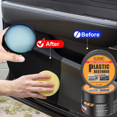 Car Plastic Restorer Back To Black Gloss Auto Interior Leather & Panel Renewal Wax Coating Agent Auto Polish And Repair Coating 12 best sales refurbished nokia - №4