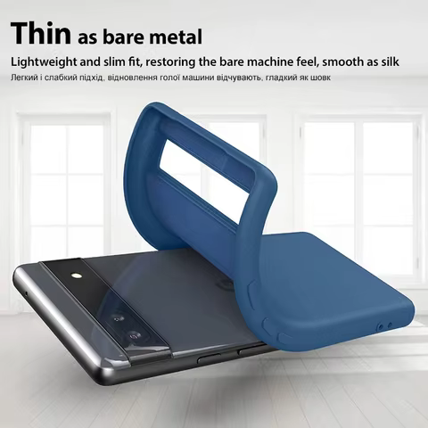 Luxury Original Liquid Silicone Phone Cases For Google Pixel 8 6 7 Pro 6A 7A Case For Google Pixel 8 7 Pro Shockproof Soft Cover 10 best sales asus zenfone 8 - №6