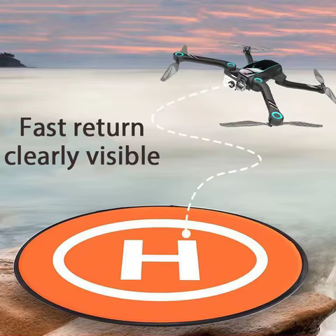 Drone Quadcopters Accessories Universal 55cm Foldable Landing Pad RC Dron Mat Quadcopter Parking Apron Apron Pad 8 best sales sg906 - №5