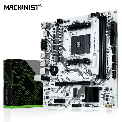 MACHINIST B450 Motherboard AMD Processor Dual-channel DDR4 Memory AM4 Mainboard M.2 NVME (Supports Ryzen 5500 5600 5600G CPU) 12 best sales sony rx0 - №9