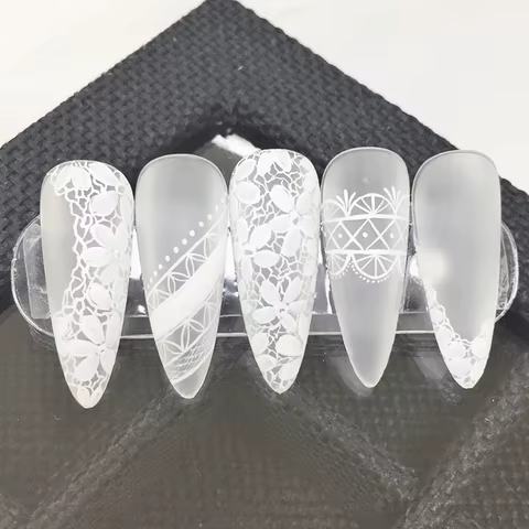 8 best sales flower nail stamp - №6