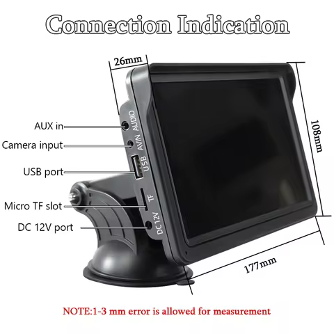 Hippcron 7inch Car Radio Multimedia Video Player Wireless Carplay And Wireless Android Auto Portable Universal Touch Screen 8 best sales portable dvd player with screen - №1