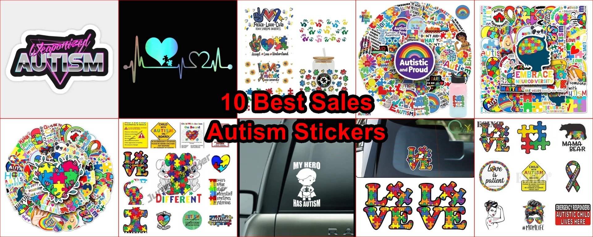 autism awareness decals