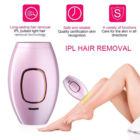 NEW Body Bikini IPL 500,000 Flash Depilator Pulses Permanent Laser Epilator Painless For Women Hair Removal Home Use Devices 10 best sales leaser hair removal - №6