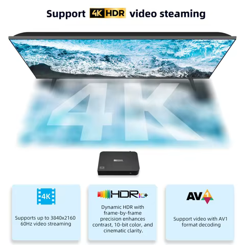 MECOOL DVB T2 Android TV Box KT2 with Android 11 Google Netflix Certified ATV 100M 2+32G S905Y4 WIFI 2.4G/5G 2T2R DVB Media Box 8 best sales android tv isdb t - №6