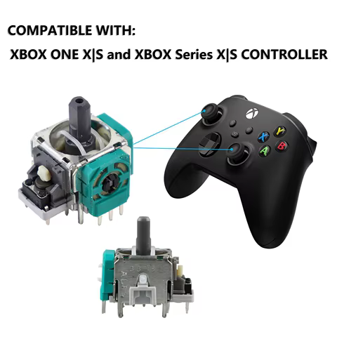 Replacement Joystick for Xbox One Xbox Series S/X Controller 3D Analog Thumbsticks Repair Parts Kit T6 T8 Screwdriver Accessory 10 best sales xbox series x controller parts - №4