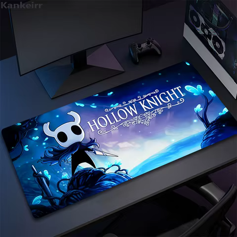Mouse Pads Hollow Knight Table Mats Computer Mousepad Company Big Desk Pad 80x30 XXL Large Gamer Mousepads Anime Mause Mat Rugs 10 best sales mousepad 80x30 - №3