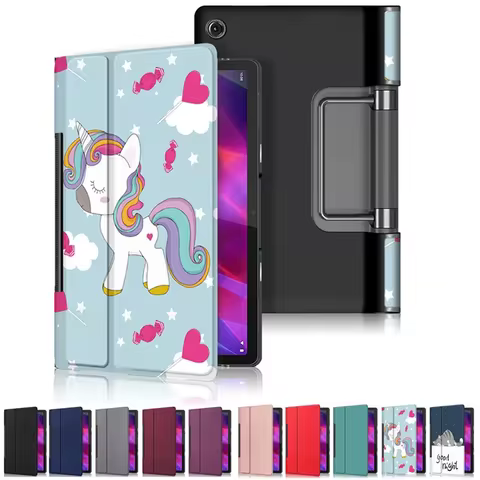 Flip Stand Smart Folio Case For Lenovo Yoga Tab 11 13 Case 2021 YT-K606F J706F Cover for Funda Lenovo Yoga Tab 13 11 inch Tablet 10 best sales blackview tab 13 case - №7