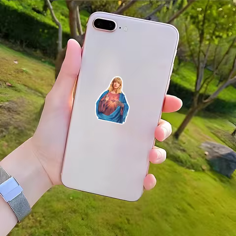 16 Taylor Swift Jesus Stickers for Laptops, Water Bottles, Bags, Phone Casesanime theme sticker for car, motorcycle, computer, 6 best sales taylor swift patches - №5