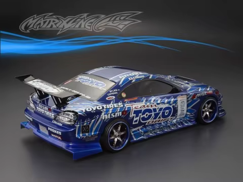 TY15 Silvs S15 GP complete 1/10 1:10 drift RC PC body shell 195width paint body with lampshade drift body RC hsp hpi trax Tamiya 10 best sales traxxas body - №6