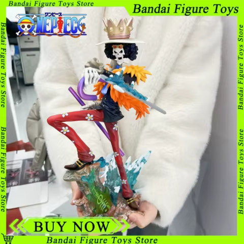 ONE PIECE Figures Brook King of Souls Musician Action Figure Two Years Later Meteor Burukku Anime Figurine Pvc Model Statue Toy 10 best sales one piece brook - №3