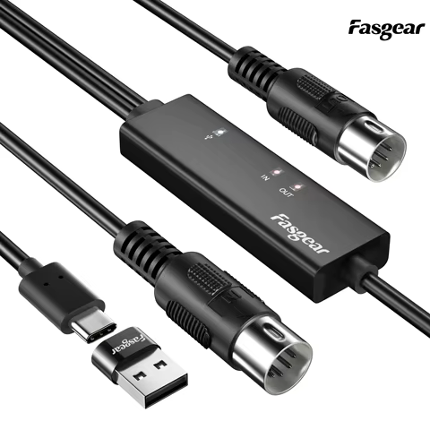10 best sales usb midi cable for keyboard - №9