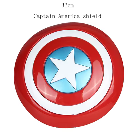 32cm Captain America Shield Toy 28cm Thor Hammer Action Figures Toys for Children Halloween Cosplay Prop 8 best sales thor toys - №1