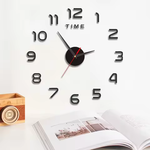 10 best sales 3d clock wall - №6