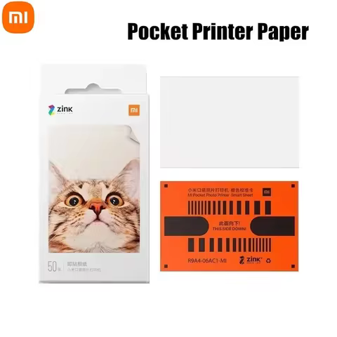 Original Xiaomi 3-inch ZINK Pocket Paper Self-adhesive Photo Print Sheets For Xiaomi Mini Pocket Photo Printer/Pocket Printer 1S 10 best sales qin 1s 4g - №6