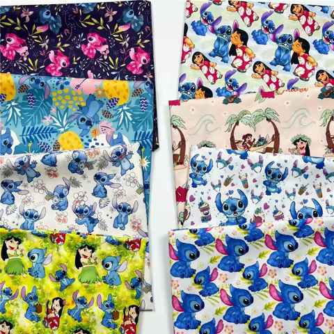 12 best sales lilo and stitch fabric - №4