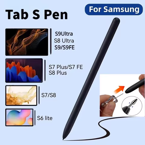 For Samsung S Pen for Samsung Galaxy Tablet S8 S7 FE S6 Lite S7+ S8+ S9 S9FE Tablet Pen Stylus Touch Pen Without Bluetooth 6 best sales s pen s6 lite - №2