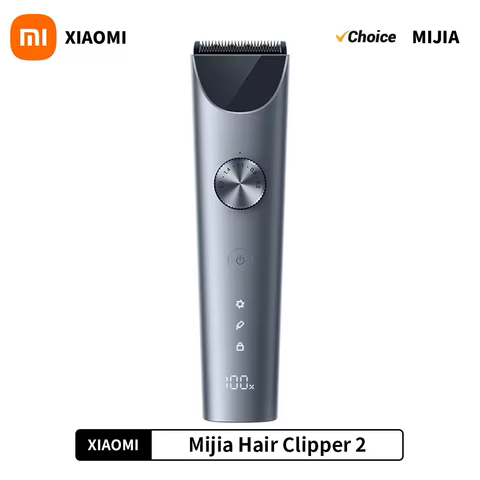 XIAOMI MIJIA Hair Clipper 2 Cutting Machine Trimmer Professional Clippers Titanium Alloy Blade Rechargeable Barber Shaver Cutter 10 best sales clipper set - №7