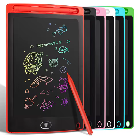 6.5/8.5/10/12 Inch LCD Drawing Tablet for Kids, Rechargeable Erasable Board with Pen, Travel Educational Toy Gift for Boys Girls 8 best sales lcd quest - №7