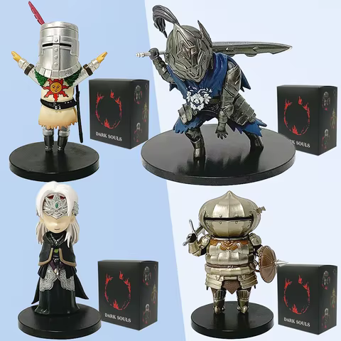 Q version Dark Souls Anime Action Figure Solaire Artorias Ornstein Fire Keeper Doll Anime Figurine Model Toys for Boy Gifts 12 best sales action figure dark souls - №8