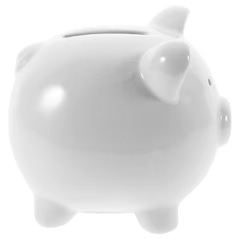 2PCS Ceramic Piggy Bank Coin Bank Personalized Money Saving Box Nursery Decoration Adorable Cartoon Storage Container Kids 12 best sales large ceramic piggy bank - №10