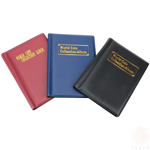 For Collector Home Decor Craft Gift Coin Album Multi-kinetic Coin Collection PVC Coins Collection Book Coin Collectors 12 best sales album coin - №1