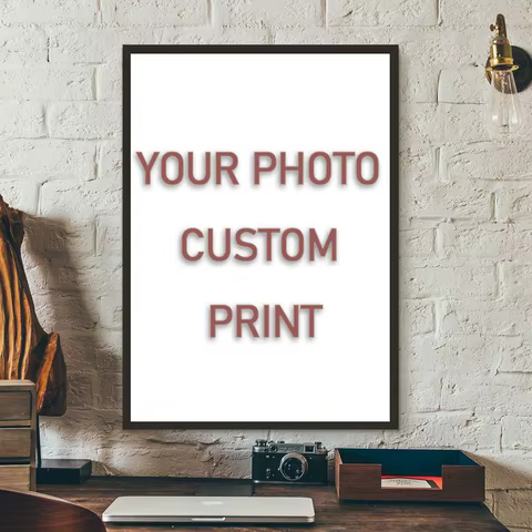 Custom Print Canvas Painting By Your Photo Canvas Poster Personal Gift Customize Figure Animal Pets Pictures Home Decor Prints 12 best sales deer head wall decor - №7