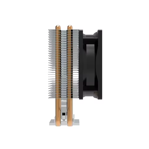 TEUCER CPU Cooler 2 4 Heat Pipes PC Radiator Cooling 3PIN PWM Silent Rgb Fan For Intel 1700 1150 1155 1156 1366 AM2/AM3/AM4 AMD 12 best sales graphic card cooler - №1