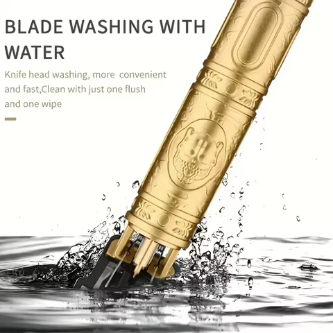 Carving Hair Clipper Professional Hair Cutting Machine Barber Rechargeable Hair Trimmer Metal Haircut Machine Clipper for Men 10 best sales self cut system - №9