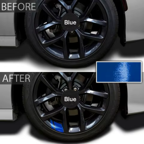 6Pcs Car Sticker Reflective Wheel Hub Decals Resistant Cover Exterior Accessory Car Decor Car Stickers for Dodge Chrysler Jeep 6 best sales dakar sticker - №3