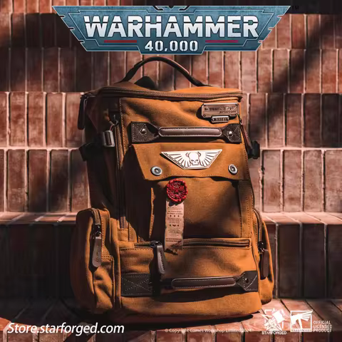 Starforged Death Korps of Krieg Siege Regiment Backpack Warhammer 40K Game Peripheral Brown Computer Bag 8 best sales warhammer40k - №8